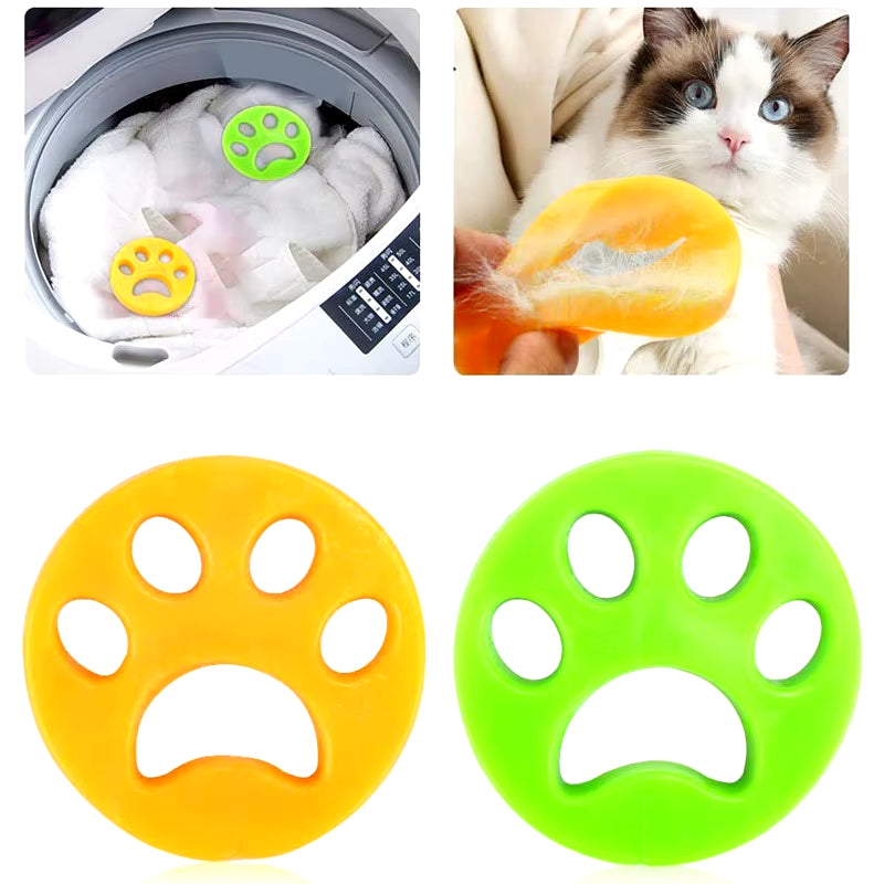 2024 Pet Hair Remover Washing Machine Hair Remover Reusable Cat Dog Fur Lint Hair Remover Clothes Dryer Cleaning Laundry Tools