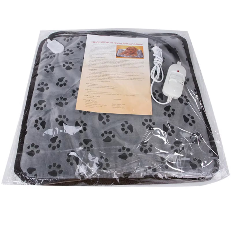 Pet Heating Pad Electric Blanket Dog Mattress Winter Warm Bed Waterproof Adjustable Anti-Bite Puppy Dog Pet Products